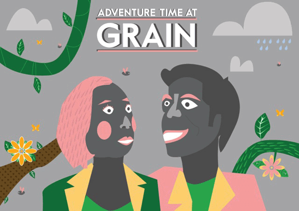 Tash’s portrait of us – and Grain