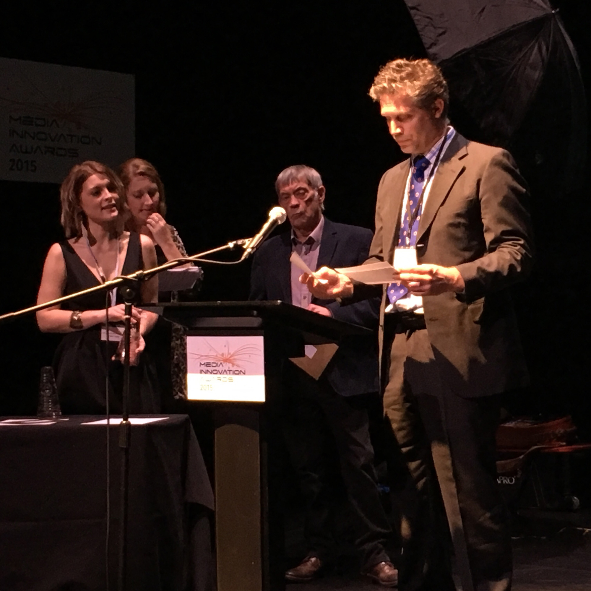 Grain Creative at the 2015 Media Innovation Awards
