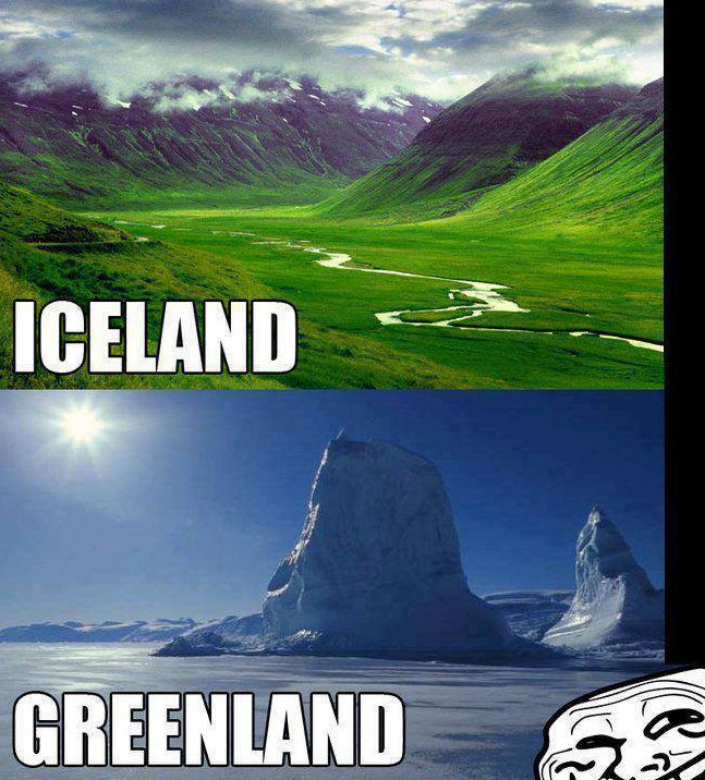 Iceland Vs Greenland Grain Creative